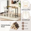 Swivel 30-Inch Bar Height Stool Set of 2 with Footrest