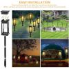 4pcs Solar Pathway Lights Outdoor, Solar Garden Lights Outdoor