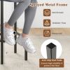 Kitchen & Dining Bar Stools with Metal Legs and Footrest